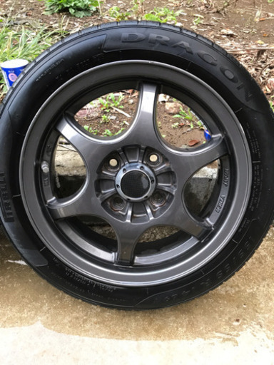 値下げ！軽用 タイヤホイール4本セット中古 格安にて  155 55 14