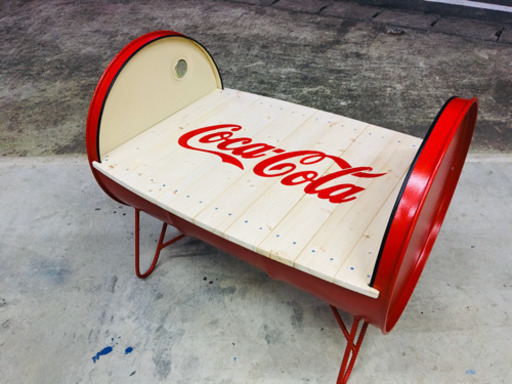 【オーダー製作】ドラム缶ベンチ