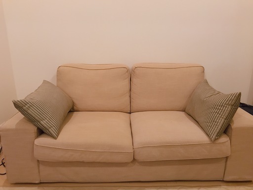 IKEA 2人掛けソファ KIVIK シーヴィク クッション２つ付き