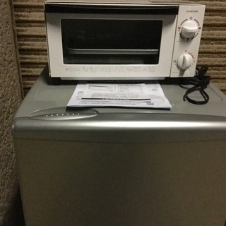 冷蔵庫    洗濯機    オーブントースター3点セットの画像