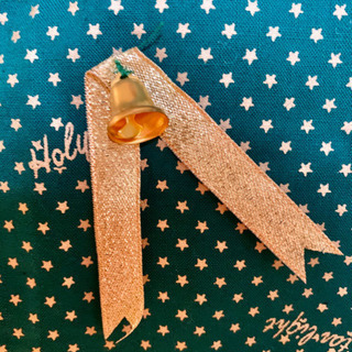 ハンドメイド Xmas トートバッグ  鈴の画像