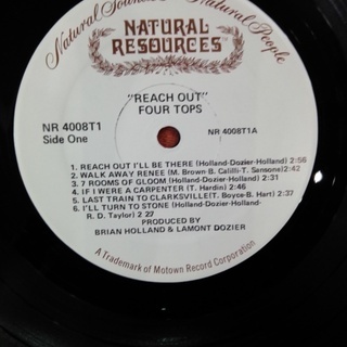 受付保留中Four Tops - Reach Out　フォートップス　リーチアウト　LPレコード　US 再販盤　中古の画像