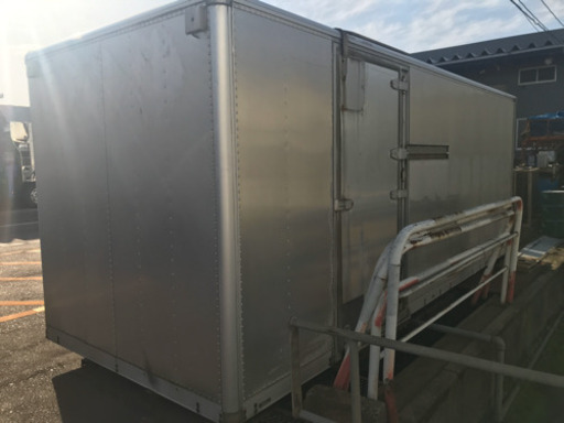 【限定1台】★アルミコンテナ★トラック荷台★間口1.8m奥行き4.8m★配送応談★