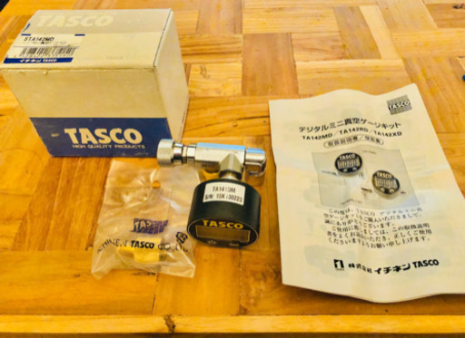 未使用　TASCO (タスコ) デジタル ミニ 真空 ゲージキット TA142MD エアコン　