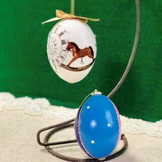 ＜クリスマスエッグオーナメント　デコパージュワークショップのお知らせ＞の画像