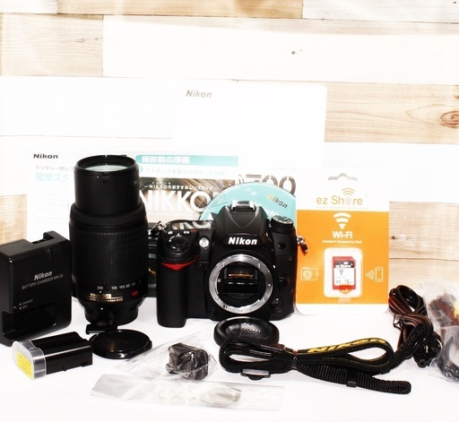 ★極上美品＆スマホ転送★ニコン D7000 手振れ補正レンズセット