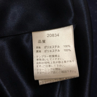 【美品・中古】ワンピース ネイビー フリーサイズの画像