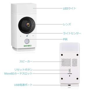 新品・未使用　　ネットワークカメラの画像