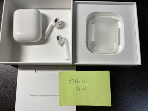 Apple airpods2（wireless)【美品❗️】