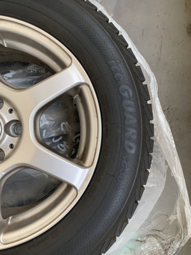 195/65R15＋WEDホイールセット ヨコハマタイヤ アイスガード IG30 1シーズンしか使ってないプリウス・ノア・ヴォクシー・
