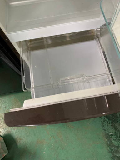 パナソニックノンフロン冷凍冷蔵庫　ブラウン