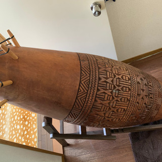 アフリカンロングドラムの画像