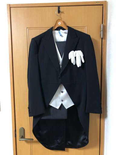 美品 父親用 結婚式モーニング12点セット 冬物