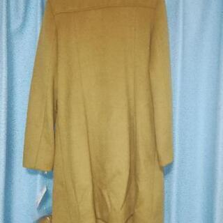 (値下げ中)ノーカラーダブルピーコート ミドル丈の画像