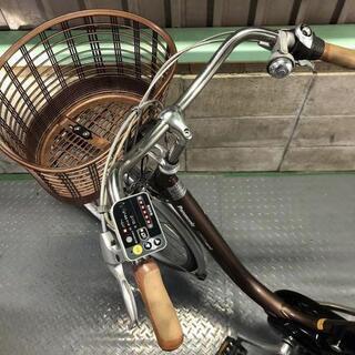 電動自転車 パナソニック リチウム ライトU ブラウン 26インチ デジタル