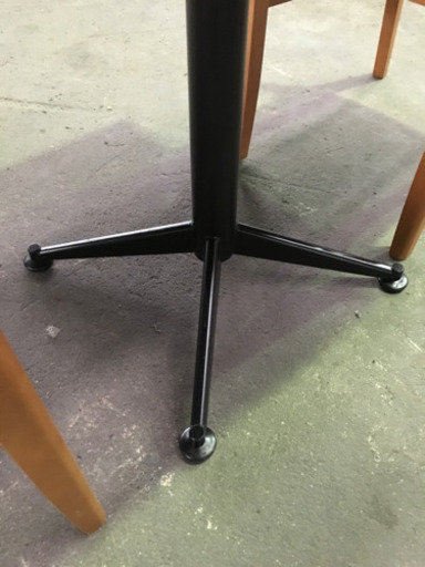 JK0010 美品 テーブル＆チェア３点セット 丈夫な店舗什器 光製作所