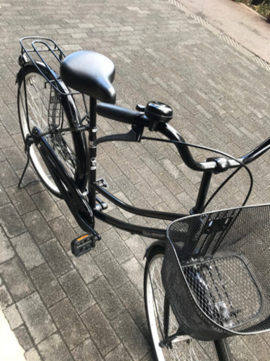 26インチ　ママチャリ（軽快車）　ブラック