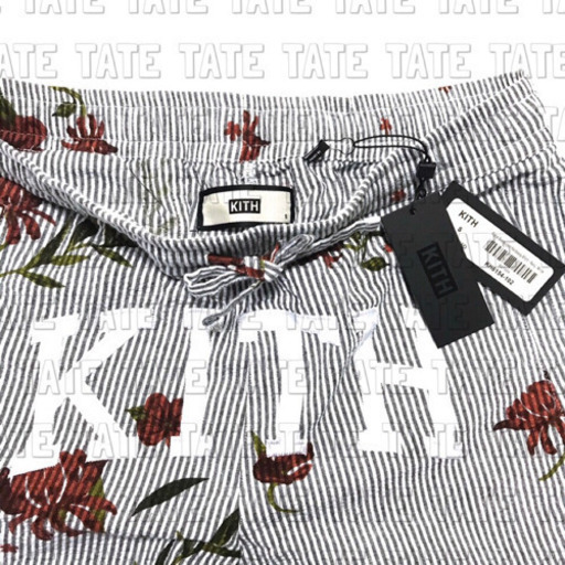 正規品 KITH フローラル シアサッカー ハードウェイショートパンツ