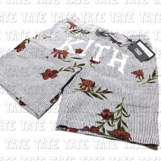 正規品 KITH フローラル シアサッカー ハードウェイショートパンツ