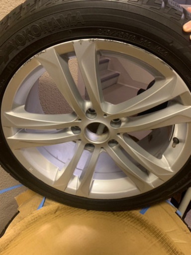 中古 BMW純正ホイール X3 X5 18インチ スタッドレス タイヤ