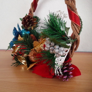 クリスマスリース１個の画像