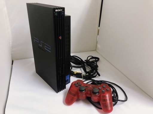 【中古】プレステーション2、コントローラ付き