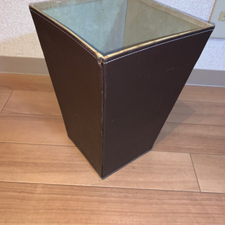 【値下げ】ゴミ箱　ニトリ　レザー風