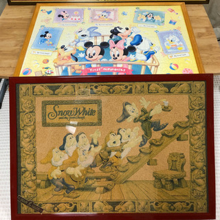 パズル 完成品 ディズニーフレーム付き 2点セット