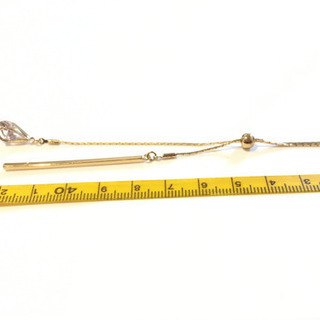 ①クリスタルビーズ  GD棒　GDネックレス　#Cattleyaの画像