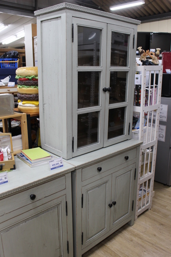 *R103)【美品】ホリデイズ HOLIDAYS ガトーダイニングボード gateau diningboard 幅80cm カントリー風 食器棚 キッチンボード キャビネット