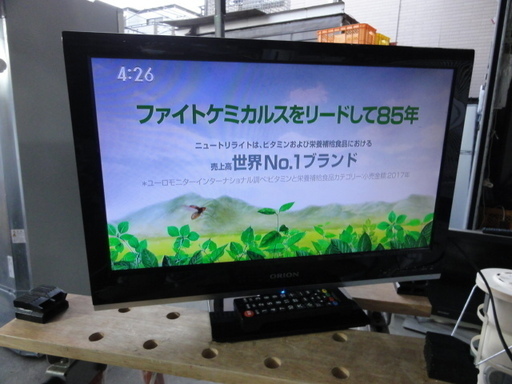 北１０７７　オリオン　液晶テレビ　２２型　LE22-11BK（LC-011）