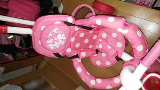 【値下げ】美品！ マイメロディ おでかけ三輪車　現在入手困難！
