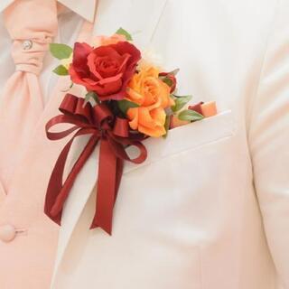 結婚式、新郎用ポケットチーフ