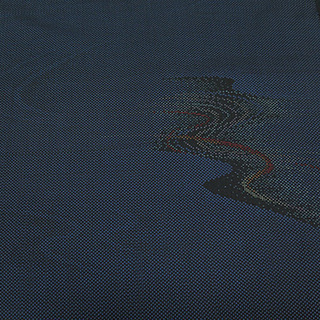 送料無料　B反　本場大島紬　経緯絣　5マルキ　着尺　反物　久野織物（1866）　の画像