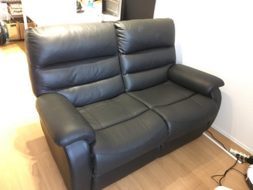 電動リクライニングソファー【美品】