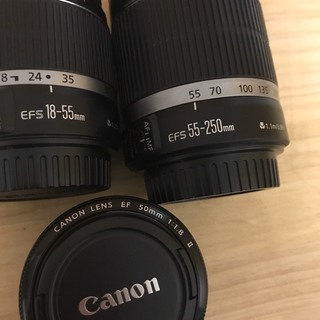 CANON EOS 60D ダブルズームキット 単焦点レンズ付き