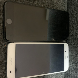 iPhone7plusとAQUOS506SH