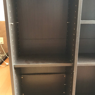 美品　ダークブラウン棚　シェルフの画像