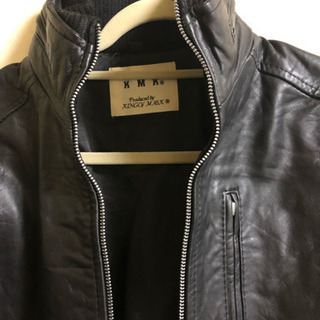 本革100%革 ライダースKMK 値下げの画像