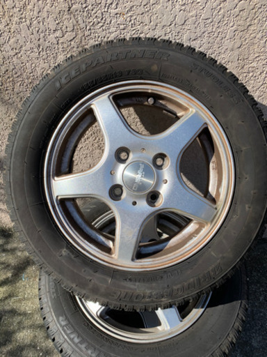 スタッドレスタイヤ アルミホイールセット 155/65R13