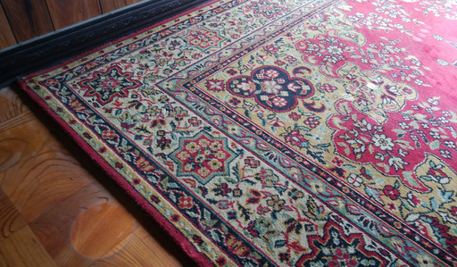 《姫路》高級リビング絨毯☆赤ペルシャ絨毯☆