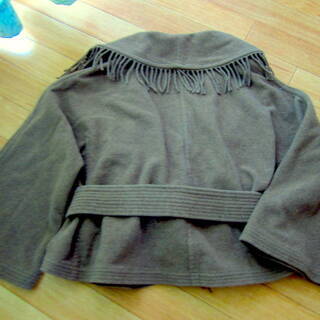 ♪イタリア製　LIU・JO リュージョー  フリンジジャケット　Size L♪の画像