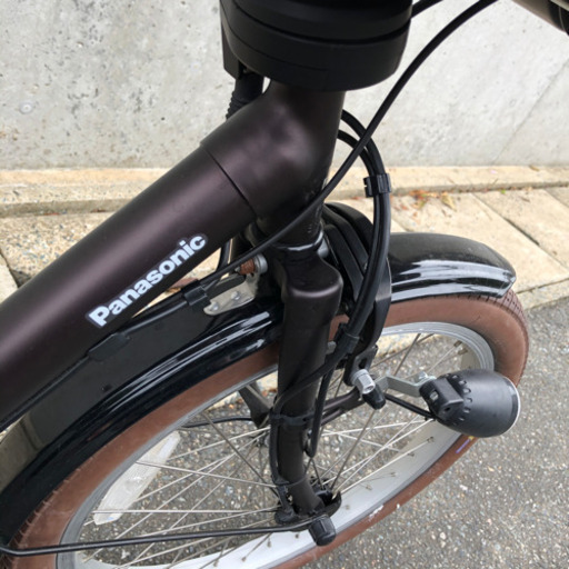 美品　2018年式　パナソニック 16Ah 電動自転車　三人乗り