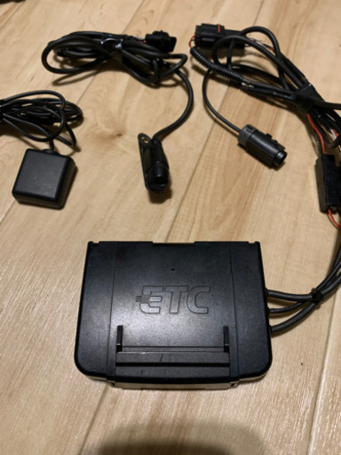 2輪車用アンテナ別体ETC ケース付き