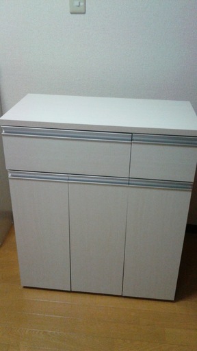 中古 キッチンカウンター ゴミ箱 3個付き PKT-8670