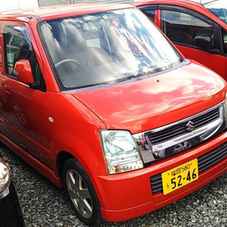 名義変更確認済み！！売却済み！！！　　予告！激安！車検付きＨ１７年ワゴンＲリミテッド、人気の赤、キーレス、アルミ、フル装備の画像