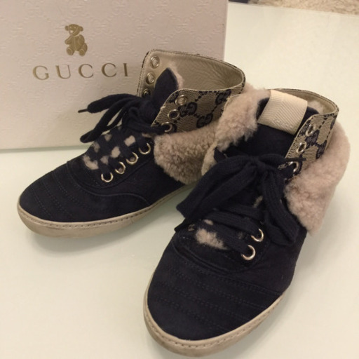 早い者勝ち‼️グッチ❤️GUCCI ムートン ボア スニーカー GGキャンバス GUCCI GG インターロッキング ムートン ボア スニーカー｜Yahoo!フリマ 