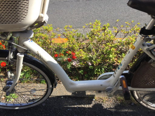 更に最終値下げ＊アンジェリーノ ホワイト 非電動自転車 後ろ子乗せ無し