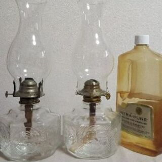 ガラス製のオイルランプセット✨の画像