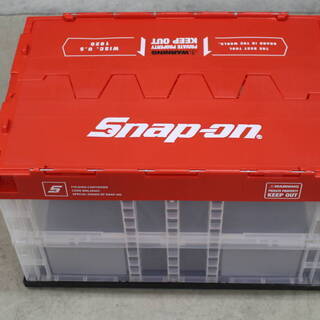 スナップオン　限定　折りたたみＢＯＸ　コンテナ　新品　クリア　S...